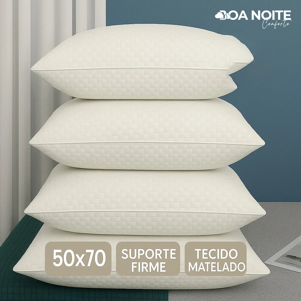 Kit 6 Travesseiros Pluma do Ganso + Brinde  – Antialérgicos